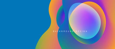 Enerjik soyut gradyanlar harmanlanarak sıvı şekiller oluşturur. Renkler sorunsuzca değişiyor, dinamik görsel doku oluşturuyor. Arkaplan tasarımı ögesi.