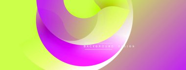 Soyut sıvı şekilleri, canlı gradyanlar. Sarı, mor, pembe renkler kusursuz bir şekilde harmanlanır. Arka planlar için modern tasarım ögesi.