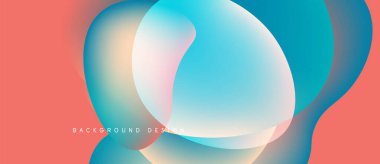 Soyut akışkan şekiller harmanlanarak, canlı bir arkaplan oluşturur. Yumuşak renkler örtüşüyor, dinamik görsel kompozisyon oluşturuyor. Modern tasarım ögesi.