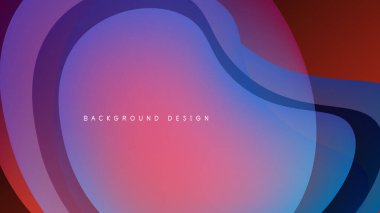 Soyut akışkan şekiller, canlı renklerin karışımı. Gradyan tasarım modern arkaplan yaratır. Metin arkaplan tasarımı okur.
