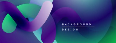 Soyut sıvı şekiller, canlı renklerin karışımı. Modern tasarım, dinamik kompozisyon, gradyan etkiler görsel ilgi yaratır.