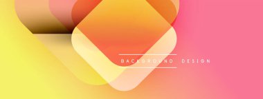 Soyut gradyanlar örtüşür, canlı ve modern bir arkaplan yaratır. Sarı, turuncu, pembe renkler düzgün bir şekilde harmanlanır. Metin arkaplan tasarımı okur.