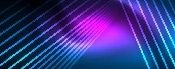 Neonblau Leuchtende Linien Magische Energie Raum Licht Konzept Abstrakte Hintergrund Tapeten Design Grafik Techno Stock Photo 273842444
