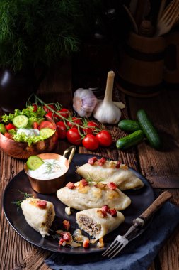 Rustik Cepelinai, bir özel Litvanya ve Polonya mutfağı.