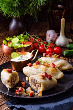 Rustik Cepelinai, bir özel Litvanya ve Polonya mutfağı.