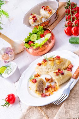 Rustik Cepelinai, bir özel Litvanya ve Polonya mutfağı.