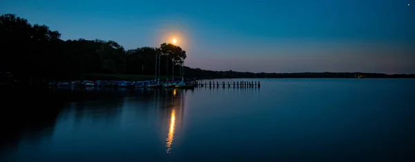 Sonnenaufgang Über Dem Zwischenahner Meer — Stockfoto