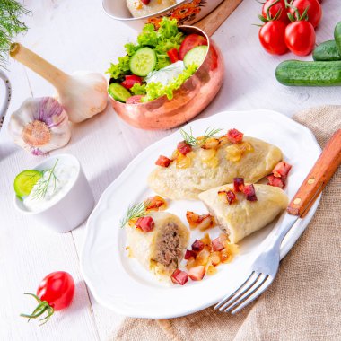 Rustik Cepelinai, özel Litvanya ve Polonya mutfağı