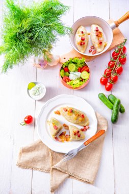 Rustik Cepelinai, Litvanya ve Polonya mutfağı.