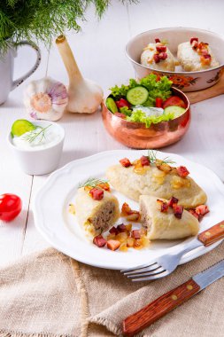 Rustik Cepelinai, bir özel Litvanya ve Polonya mutfağı.