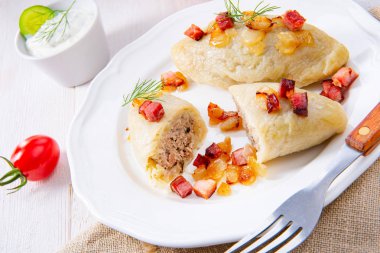 Rustik Cepelinai, bir özel Litvanya ve Polonya mutfağı.