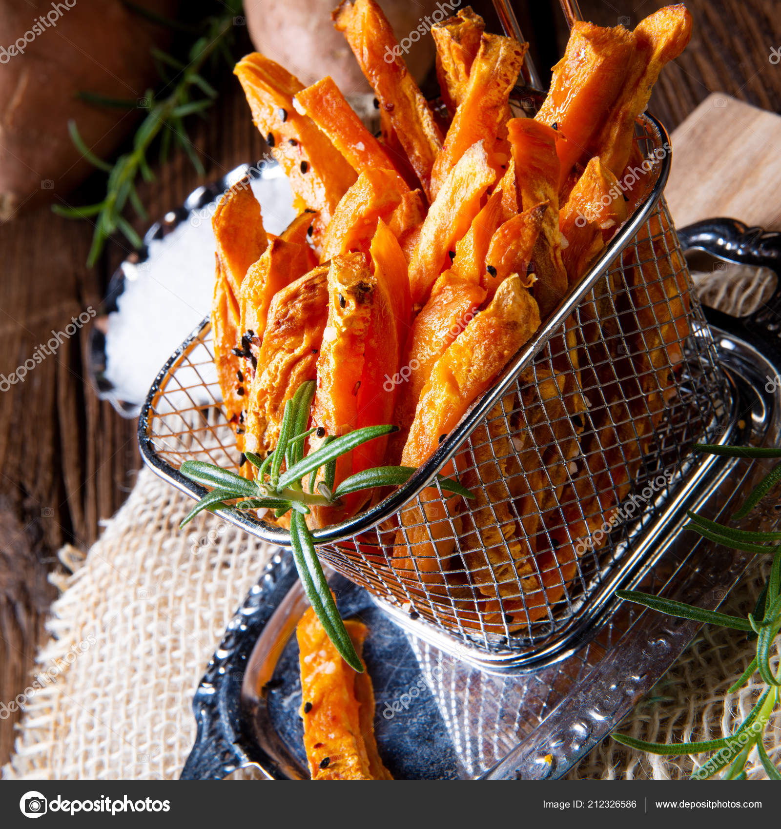 Batata doce frita no forno