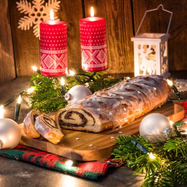 Silesian stil lezzetli Noel haşhaş tohumu