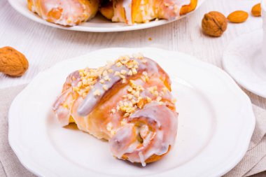 Saint Martins güne lezzetli Polonya kruvasan 