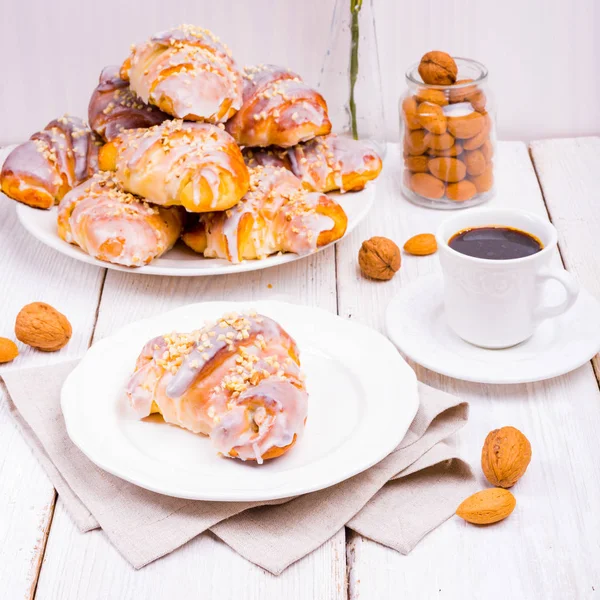 Tasty Polish Croissants Saint Martins Day — Stock Photo, Image