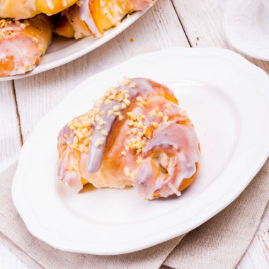 Saint Martins güne lezzetli Polonya kruvasan 