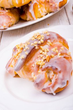 Saint Martins güne lezzetli Polonya kruvasan 