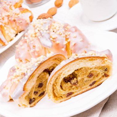 Saint Martins güne lezzetli Polonya kruvasan 