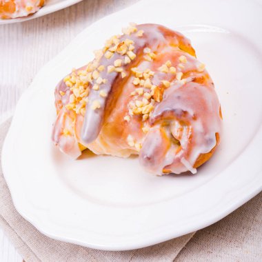 Saint Martins güne lezzetli Polonya kruvasan 