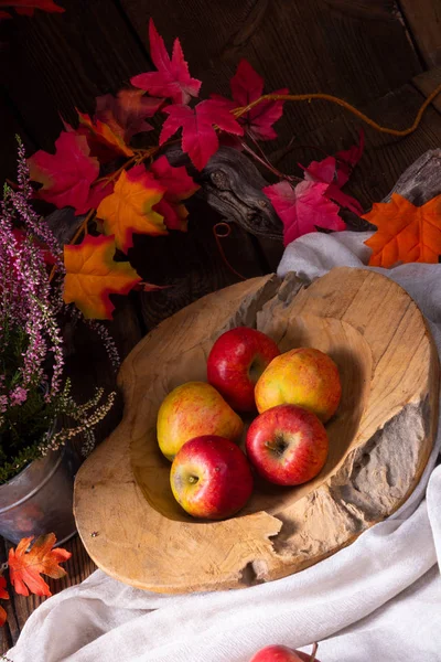 Malus Sylvestris Ízletes Európai Rák Alma — Stock Fotó