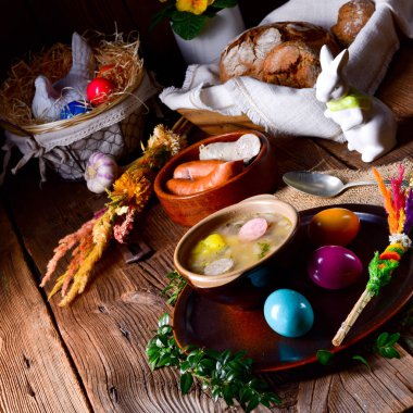 Zurek: lezzetli Paskalya çorba için belgili tanımlık tatil