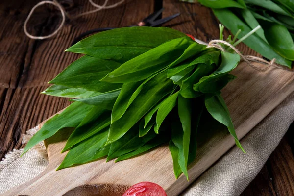 Allium Ursinum Fresh Ramson Lots Valuable Vitamins — Stock Photo, Image