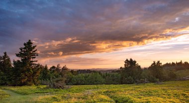 Bir Alman Güzel Rothaar Dağları