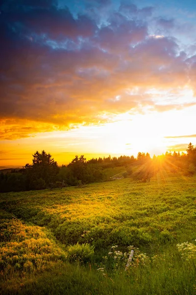 Uma beleza alemã Montanhas Rothaar — Fotografia de Stock