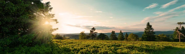 Una belleza alemana Montañas Rothaar — Foto de Stock