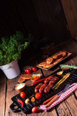 Domates Bruschetta ile Chili sosis