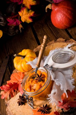 bir sonbahar rustik Konserve Kabak,