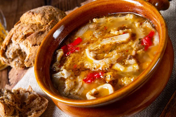 Kırmızı biberli baharatlı işkembe çorbası..