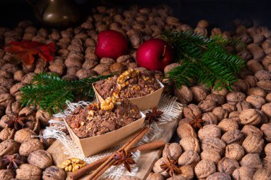 Fındıklı çikolatalı kek.