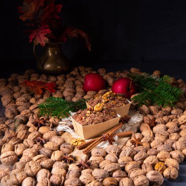 Fındıklı çikolatalı kek.