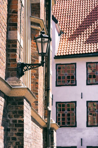 Edificios medievales en Riga Vieja — Foto de Stock
