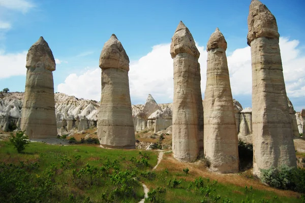 Fantastiques paysages de pierre de Cappadoce en Turquie — Photo