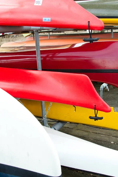 Viele Boote Der Küste Dänemark Skandinavien — Stockfoto