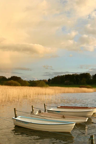 Båtar Vid Kusten Danmark Scandinavia Resor — Stockfoto