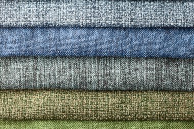 Detay dokulu ve renkli yeni kumaş kapat