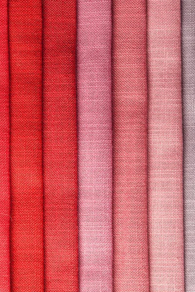Detalhe Close Texturizados Coloridos Novos Tecidos — Fotografia de Stock