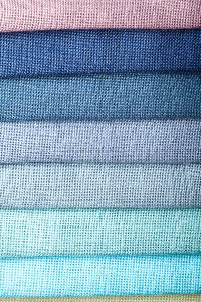 Wszystko Bliska Nowe Tkaniny Teksturowane Kolorowe — Zdjęcie stockowe