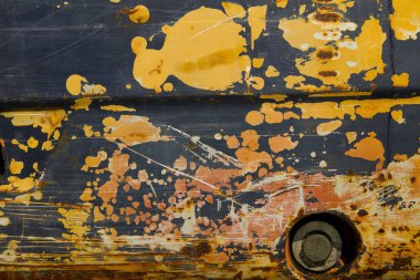 Tekne detay yakın çekim Danimarka'da küçük bir liman alınan