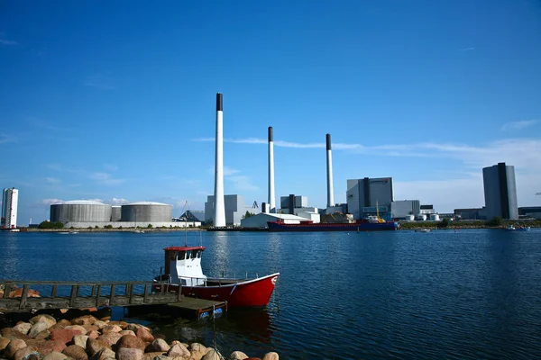 Kopenhagen Elektriciteitscentrale Omzetten Van Energie — Stockfoto