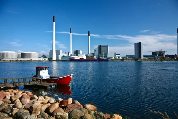 Copenhague Central Elétrica Convertendo Energia — Fotografia de Stock