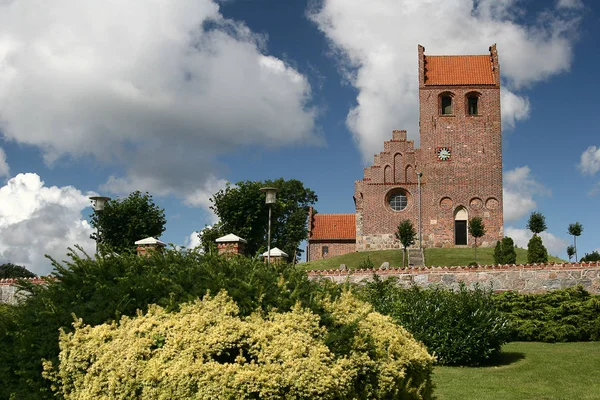 Традиционная Архитектура Дании Скандинавии — стоковое фото