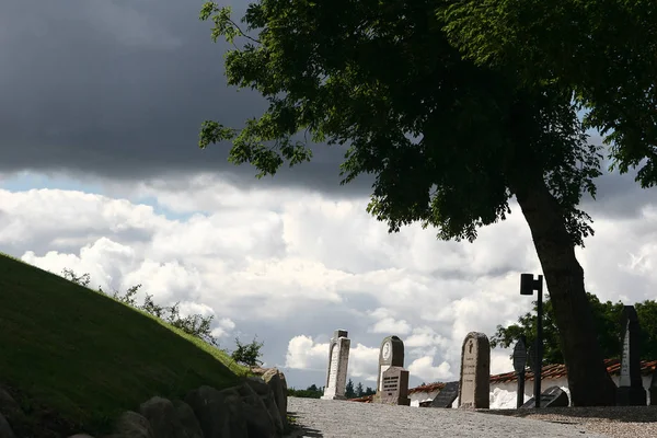 Danimarka Skandinavya Geleneksel Mezarlık — Stok fotoğraf