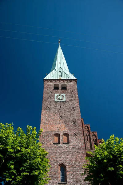 エルシノア デンマークの伝統的な通り — ストック写真