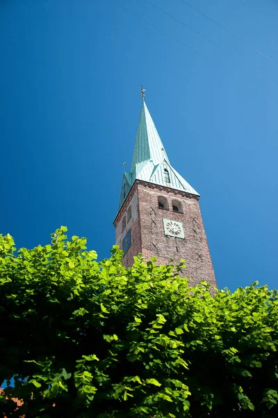 Tradycyjne Street Helsingor Dania — Zdjęcie stockowe