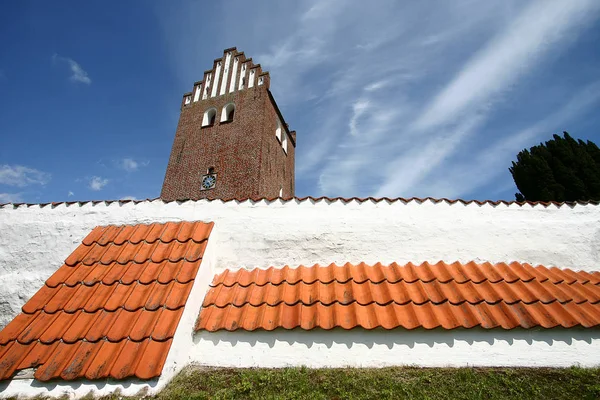Arquitetura Tradicional Dinamarca Escandinávia — Fotografia de Stock