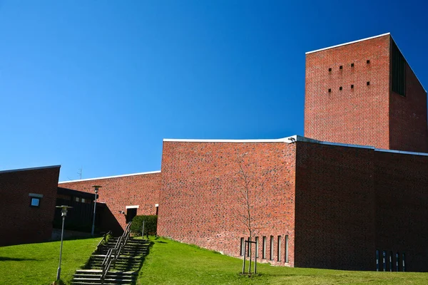 Arquitectura Moderna Iglesia Dinamarca Escandinavia —  Fotos de Stock